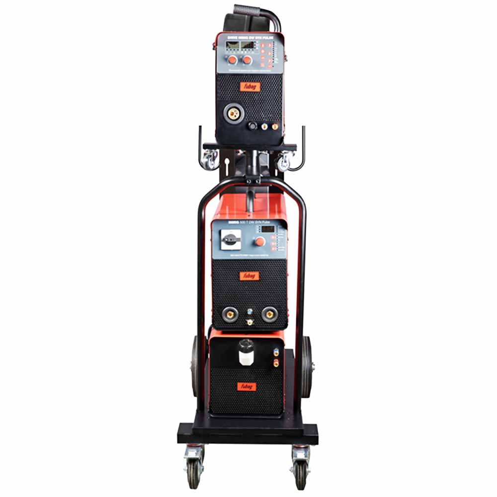 Cварочный полуавтомат Fubag INMIG 500T DW SYN PULSE+ Подающий механизм DRIVE INMIG DW SYN PULSE  + Горелка FB 500 + Блок жидкостного охлаждения Cool 70 + Тележка для аппаратов + Шланг-пакет 5 метров 70мм2 14 pol с жидкостным  охлаждением