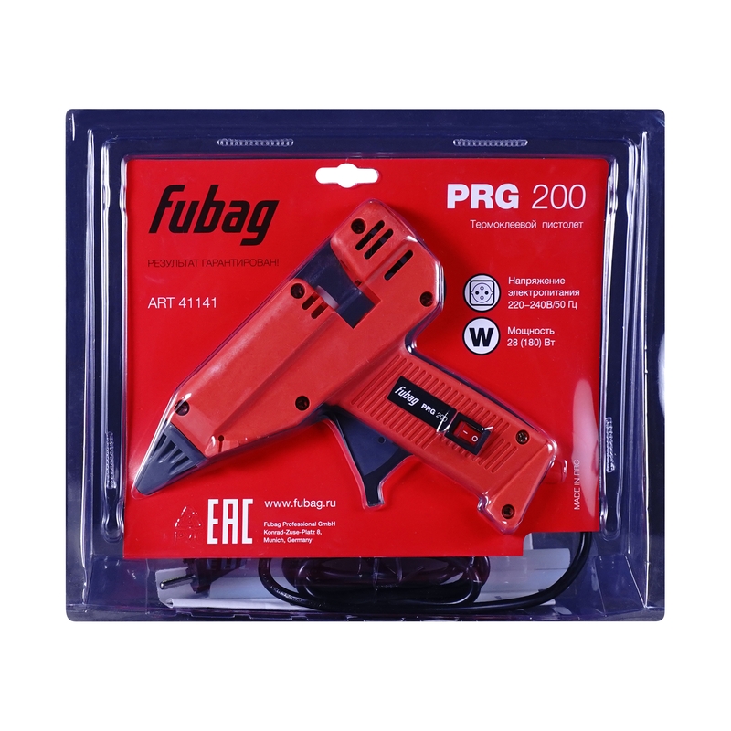 Термо клеевой пистолет Fubag PRG 200